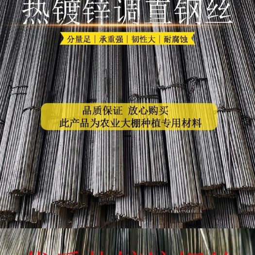 拱棚钢丝 热镀锌钢丝 大棚调直钢丝农用钢丝小工棚钢丝调直钢丝