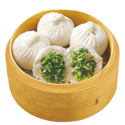  三全快厨早餐包子馒头组合豆沙包/猪肉包/香菇素菜包3斤超实