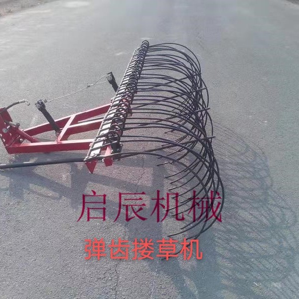  弹齿搂草机