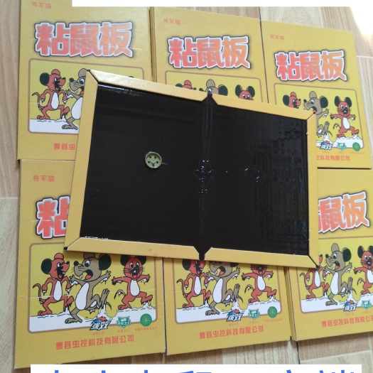 曹县捕鼠贴  粘鼠板老鼠贴 强力粘灭老鼠板胶沾捉抓老鼠夹捕灭鼠家用克星