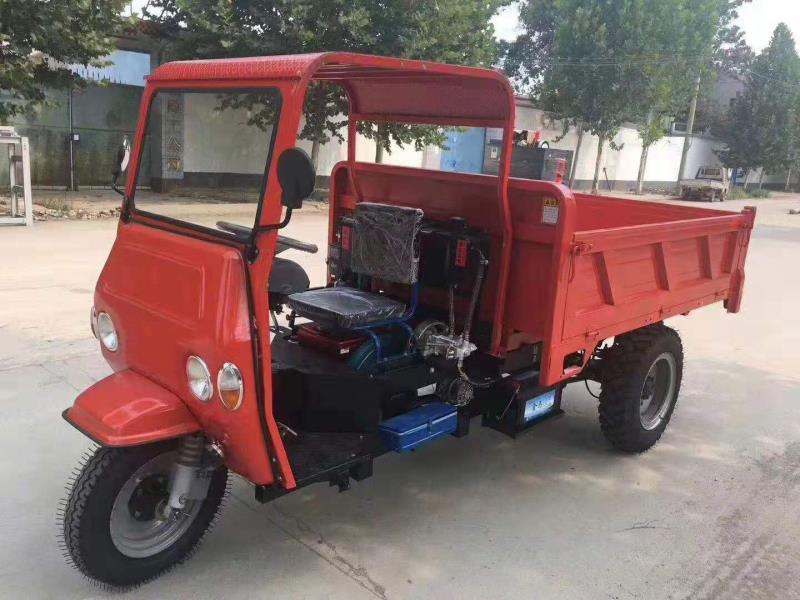  工地用爬坡U型斗三马子 农用机动三轮车 拉土运输用三轮车