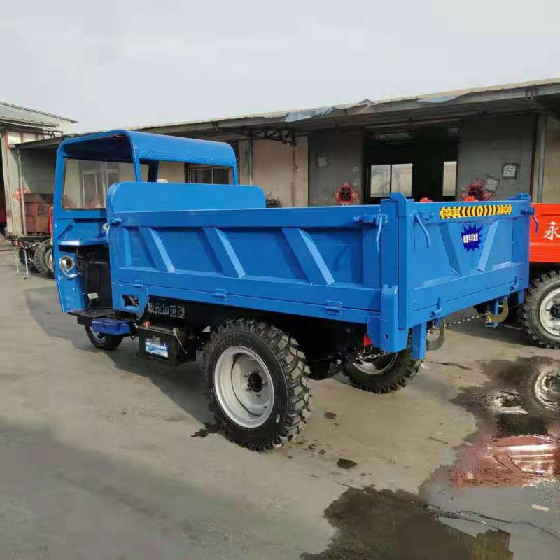  工地用爬坡U型斗三马子 农用机动三轮车 拉土运输用三轮车