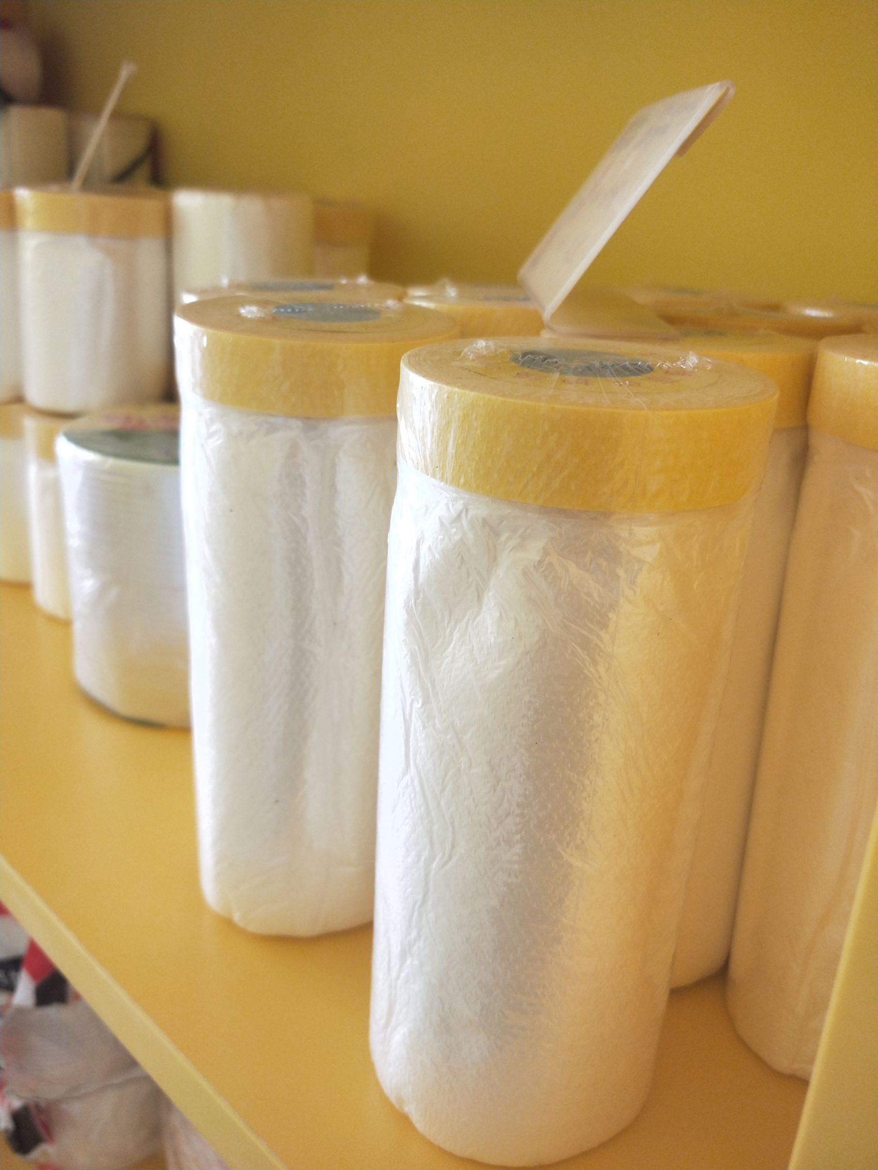 胶纸 喷漆保护膜装修家具瓷砖油漆喷涂遮蔽保护膜汽车美容和遮蔽膜