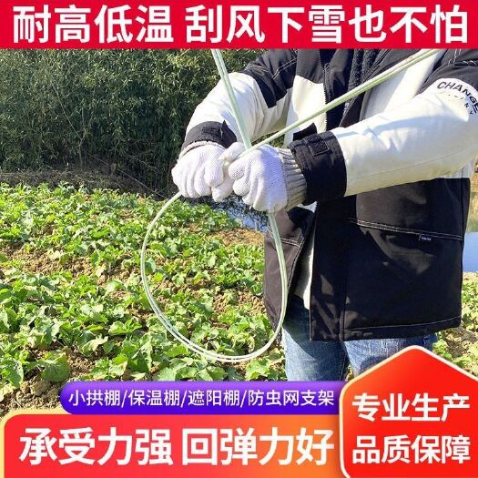 武汉小拱棚支架地膜拱条杆大鹏骨架支撑杆家用菜棚爬藤育苗防风拱棚杆