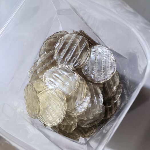 枣庄山东农家纯红薯食用地瓜粉皮片红薯粉皮纯手工小圆粉皮