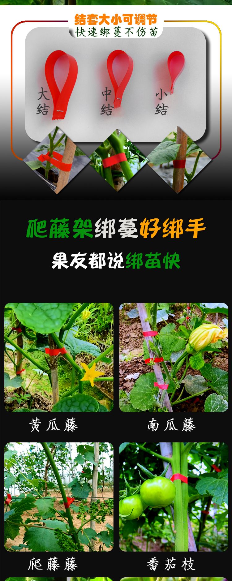 新款黄瓜绑枝机西红柿绑蔓器番茄葡萄绑藤好帮手