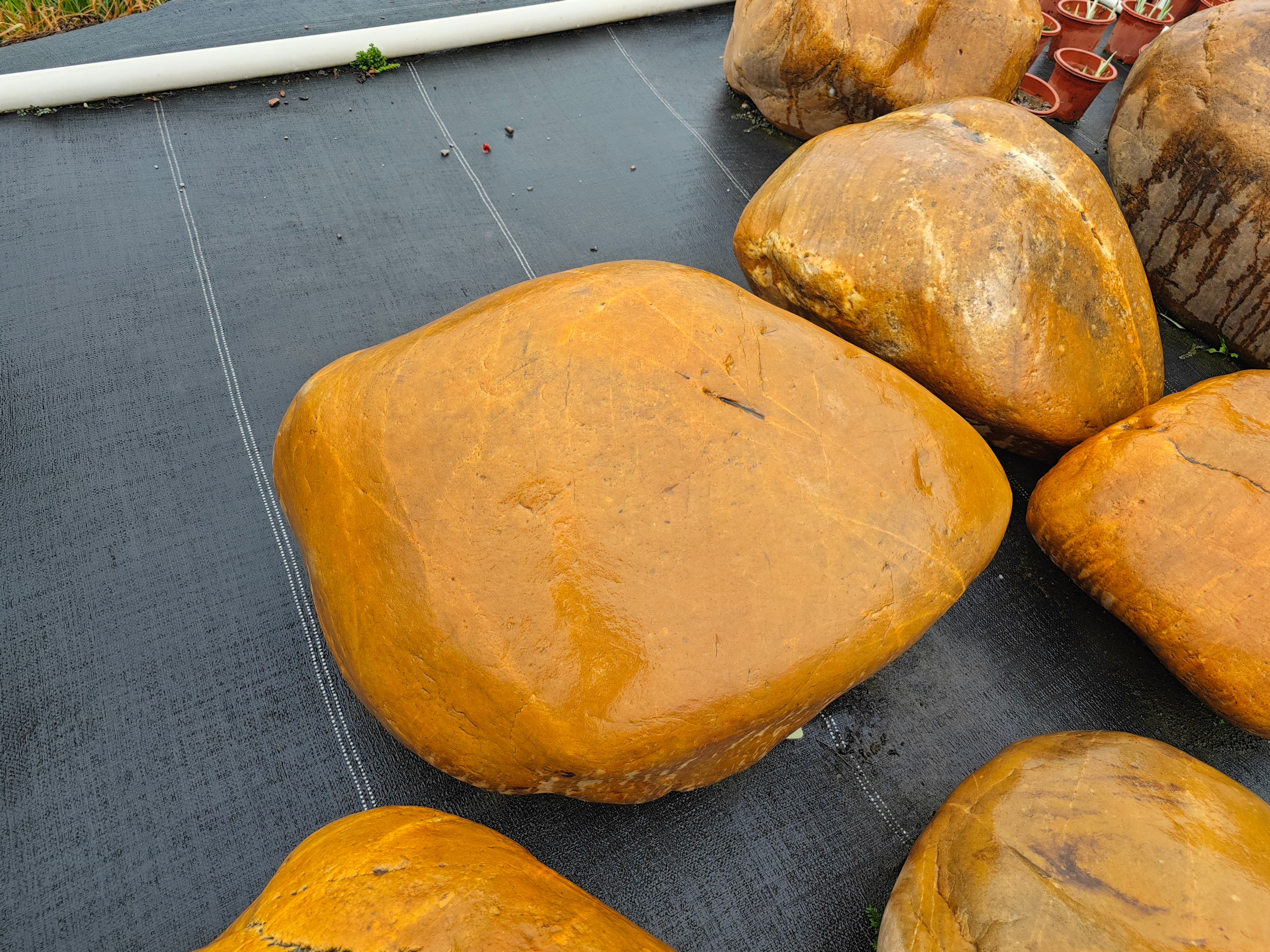 黄蜡石庭院大石头园林石头景观石头中山石场批发