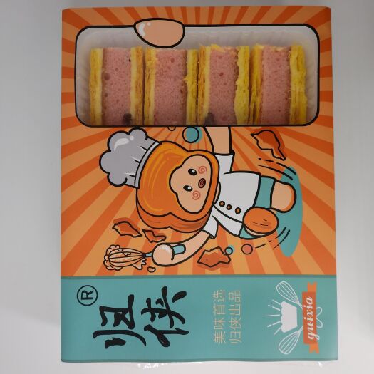 原阳县拿破仑千层酥奶油蛋糕夹心层糕点250克一盒