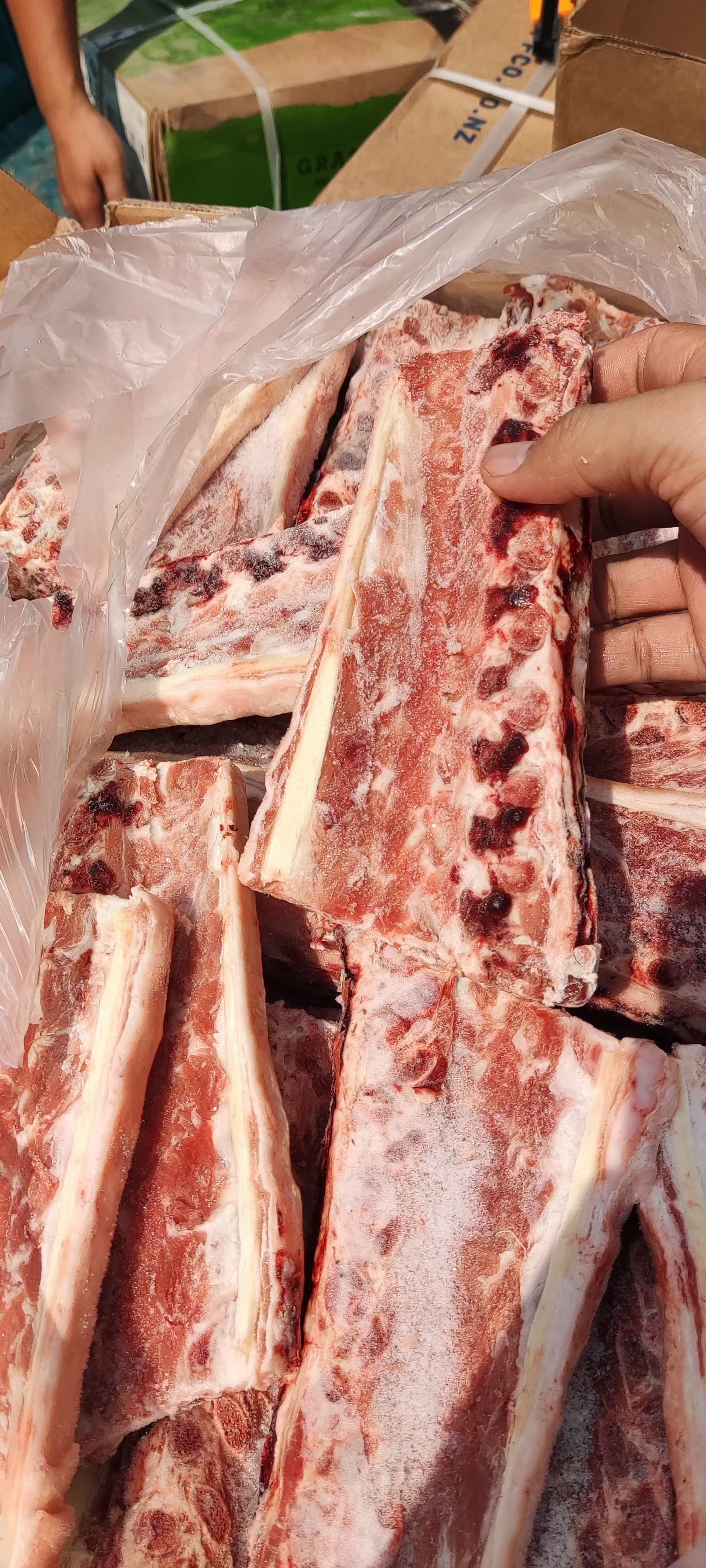 刀片骨，新西兰135刀片骨，肉厚颜色鲜，肉肉多多，一手货源。