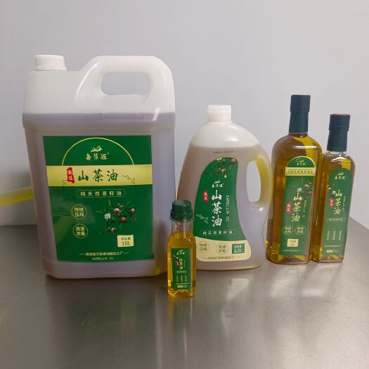 桃源县自己油厂纯原香头道物理压榨纯野生山茶籽油