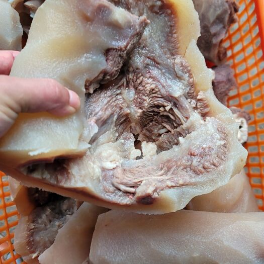 惠州刀削带肉牛头皮、牛杂切配适用