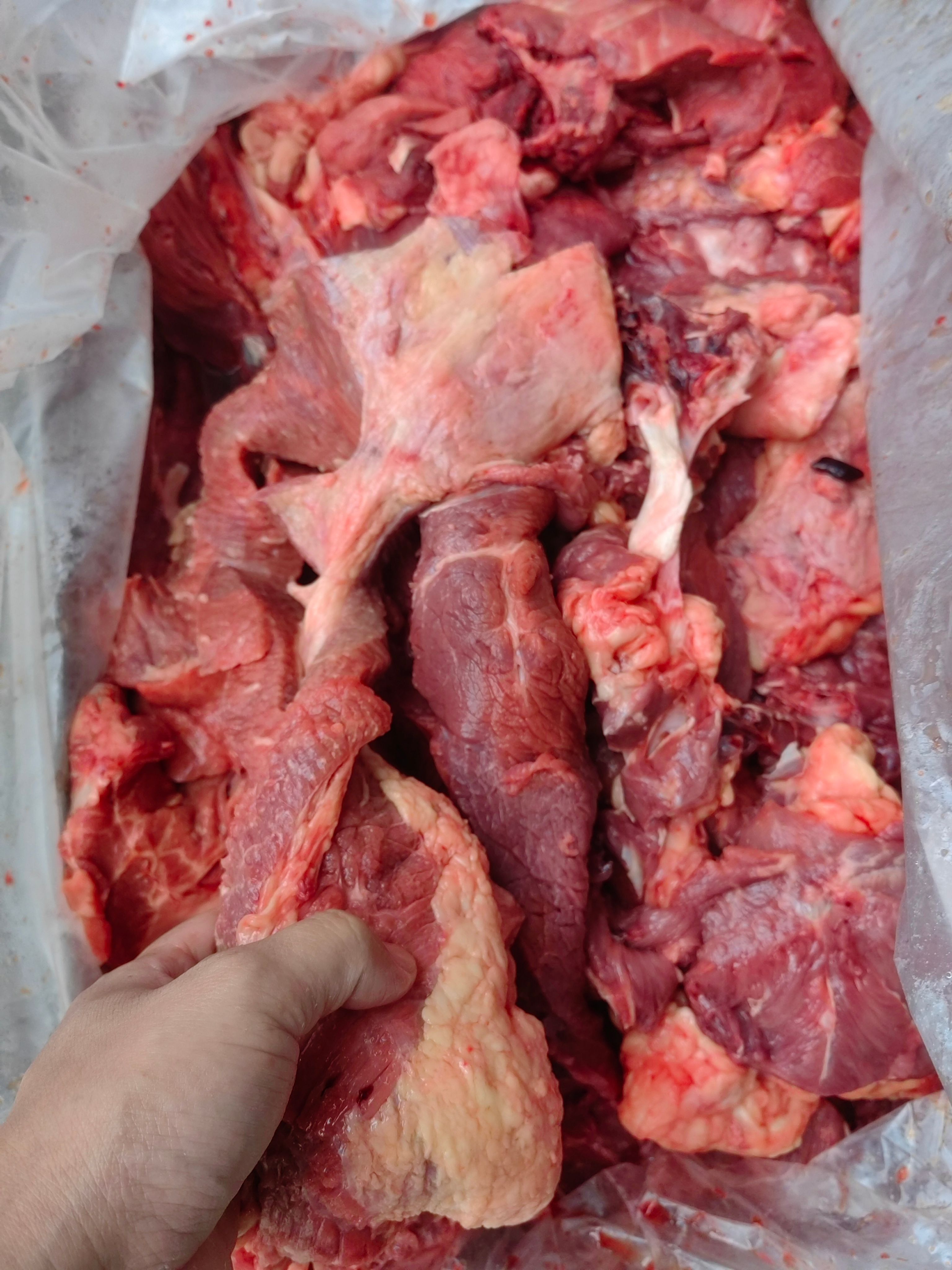 国产纯干大块牛碎肉