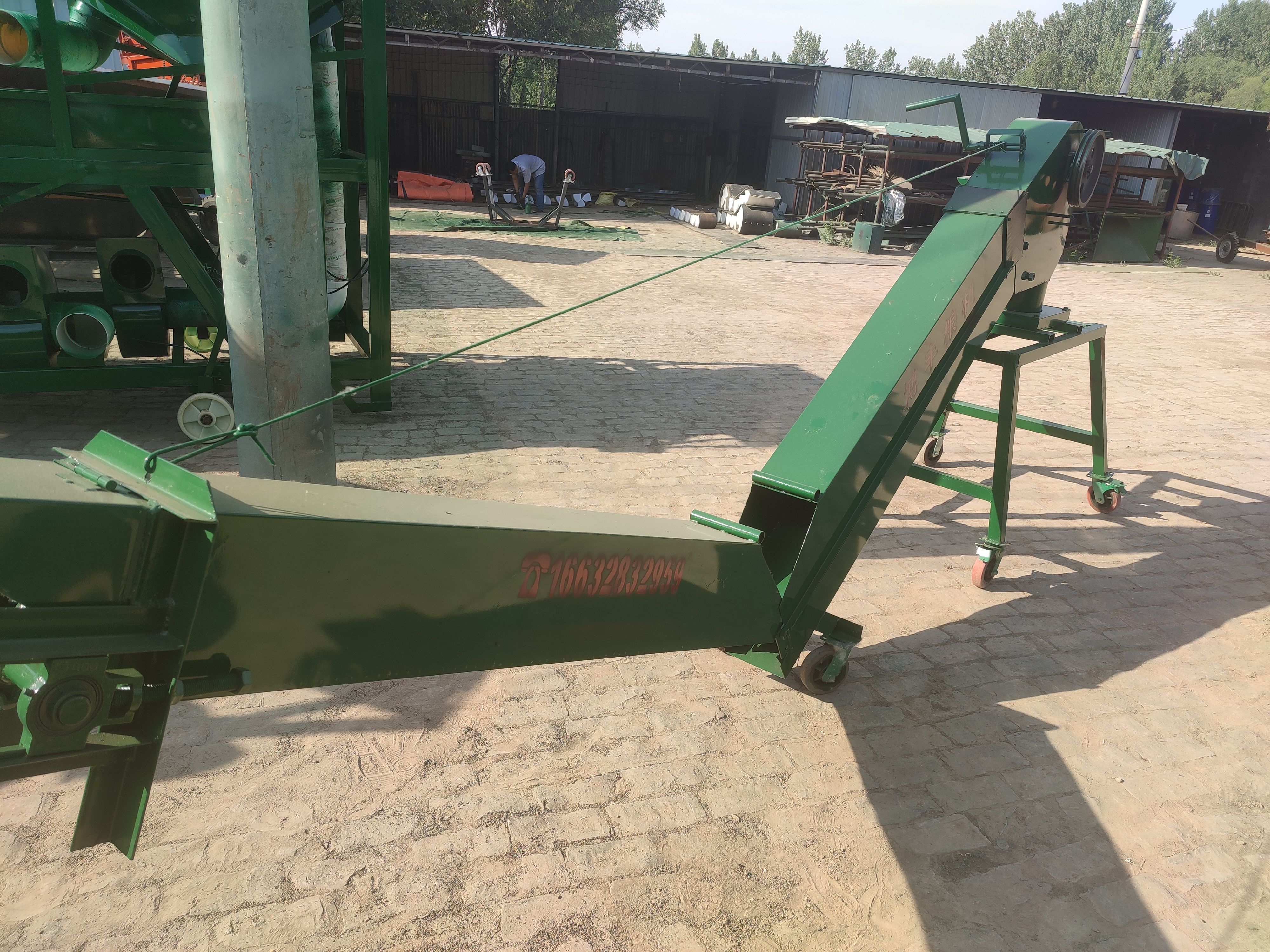 扒谷机出仓机小型链条式扒粮机