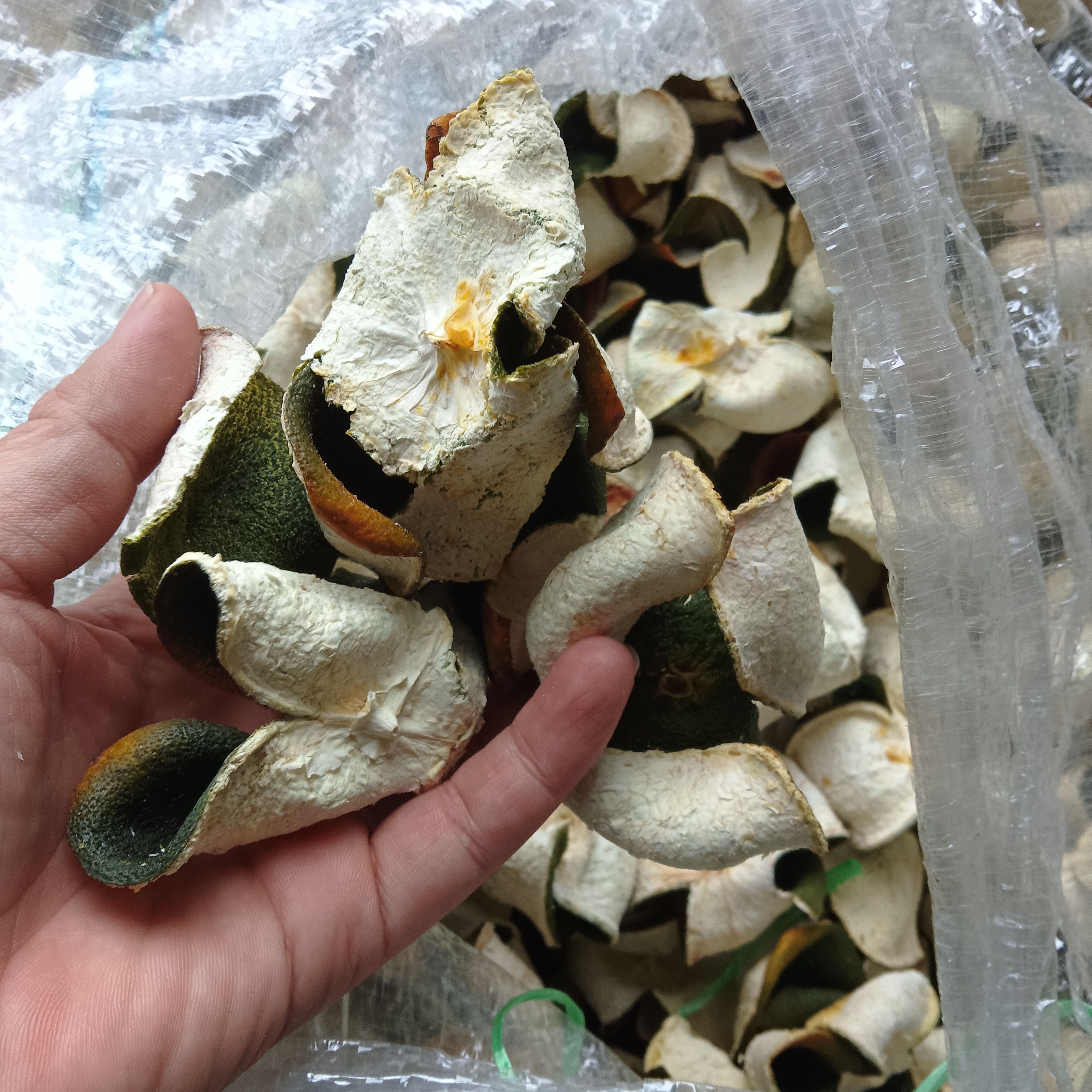 三花陈皮青皮干青柑皮生晒橘子皮茶鲜果皮