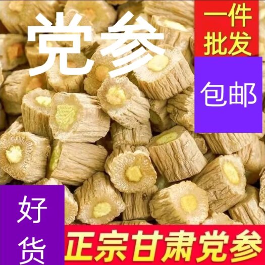 重庆市甘肃党参段干货，特优品质，本色无硫，煲汤中药材250g包邮