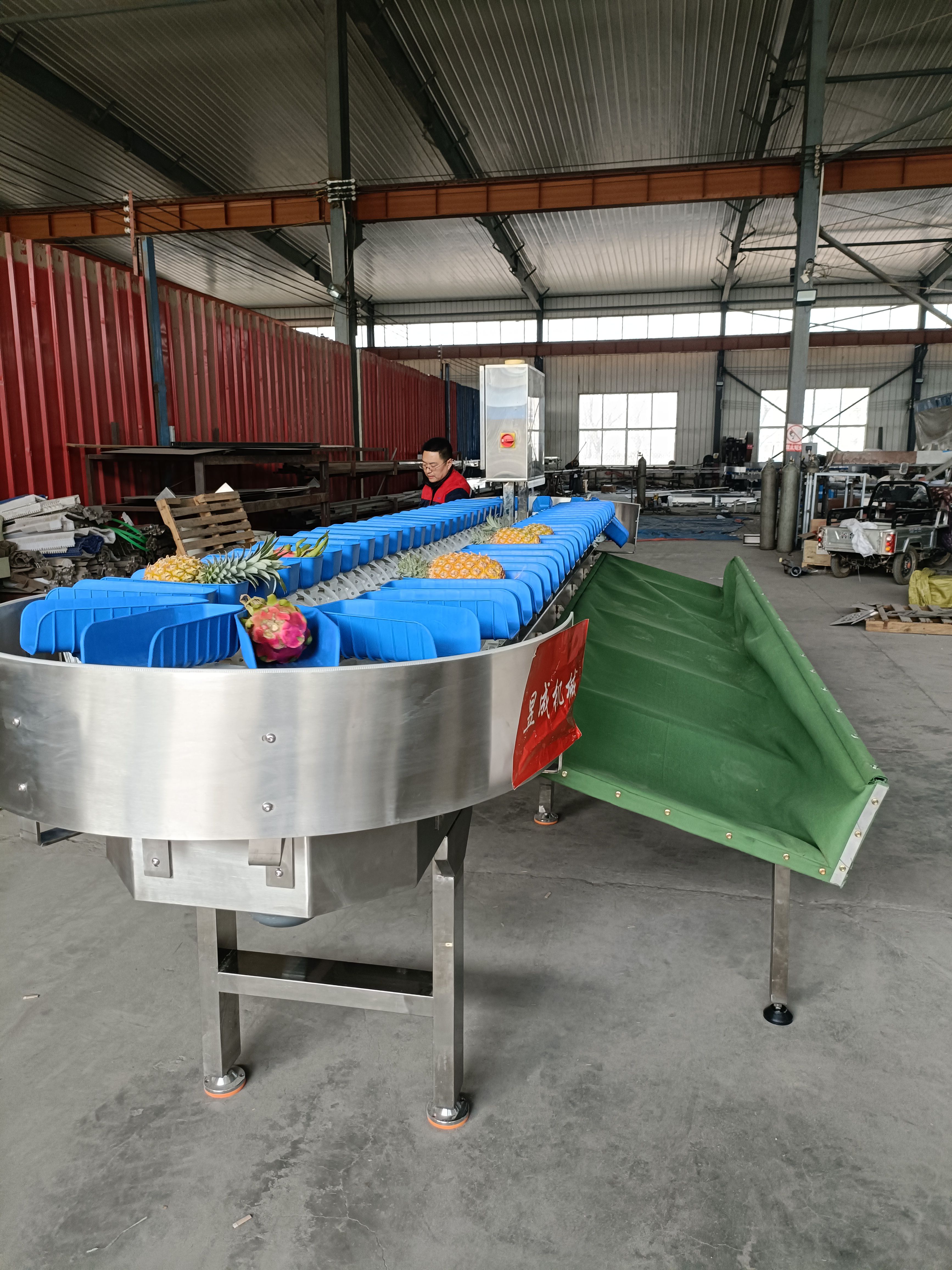 自动选果机 水果重量分级机 定制水果清洗分选包装流水线