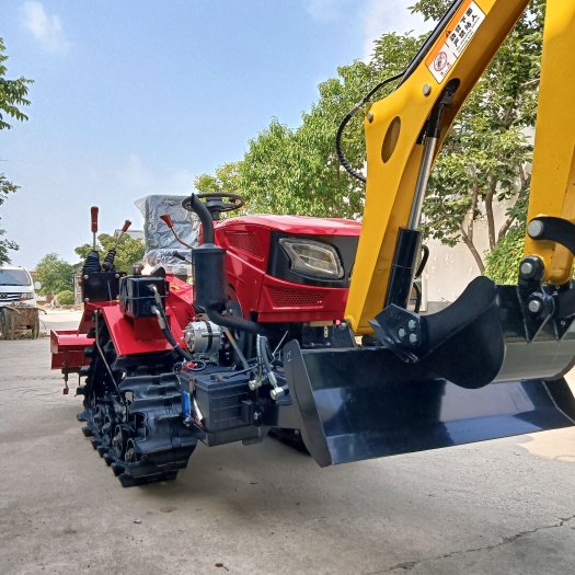 曲阜市35马力水旱两用犁地开荒除草机小型家用微耕机