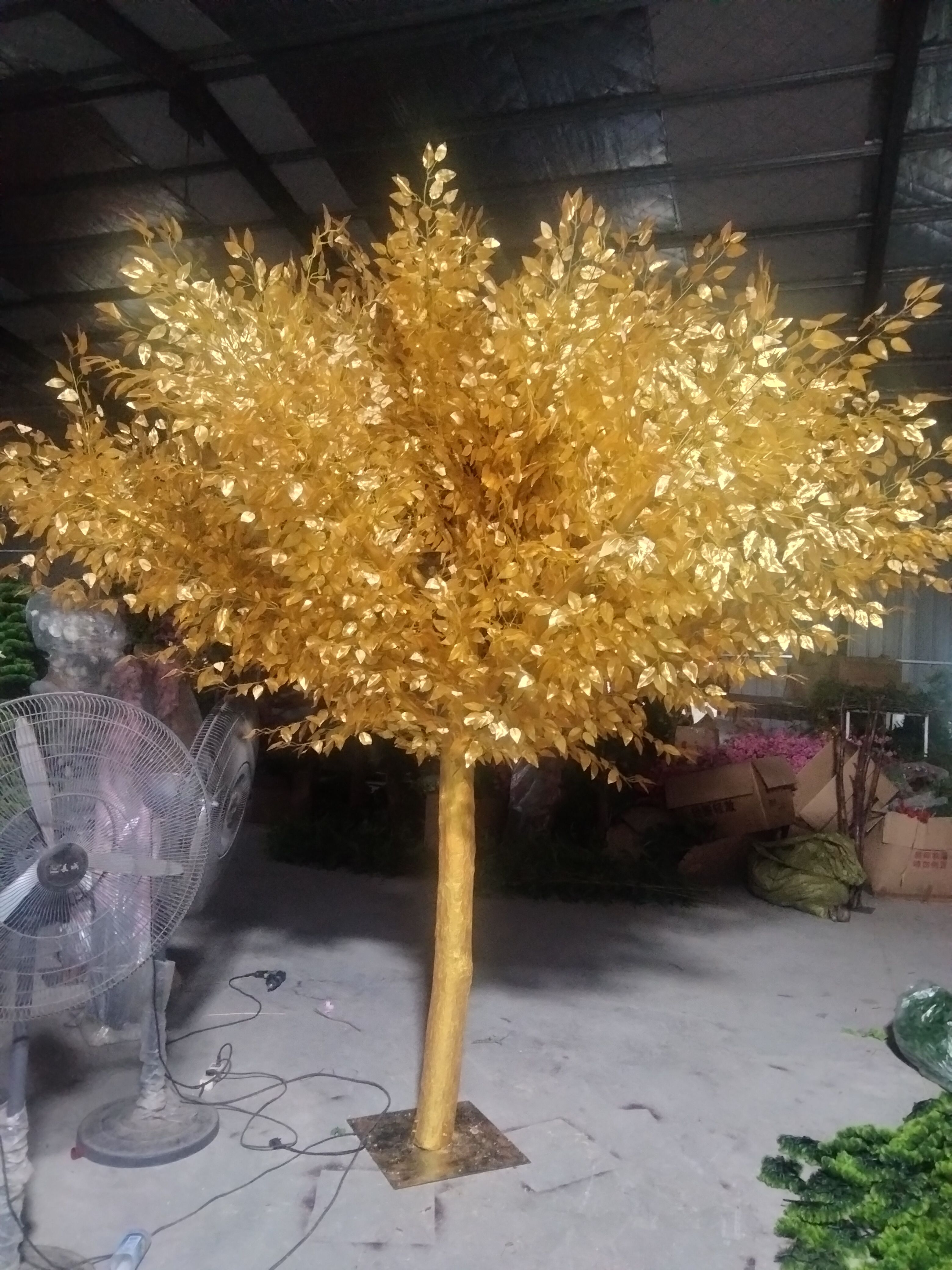 仿真花草 仿真发财树 仿真金榕树仿真许愿树假金树大型仿真摇钱