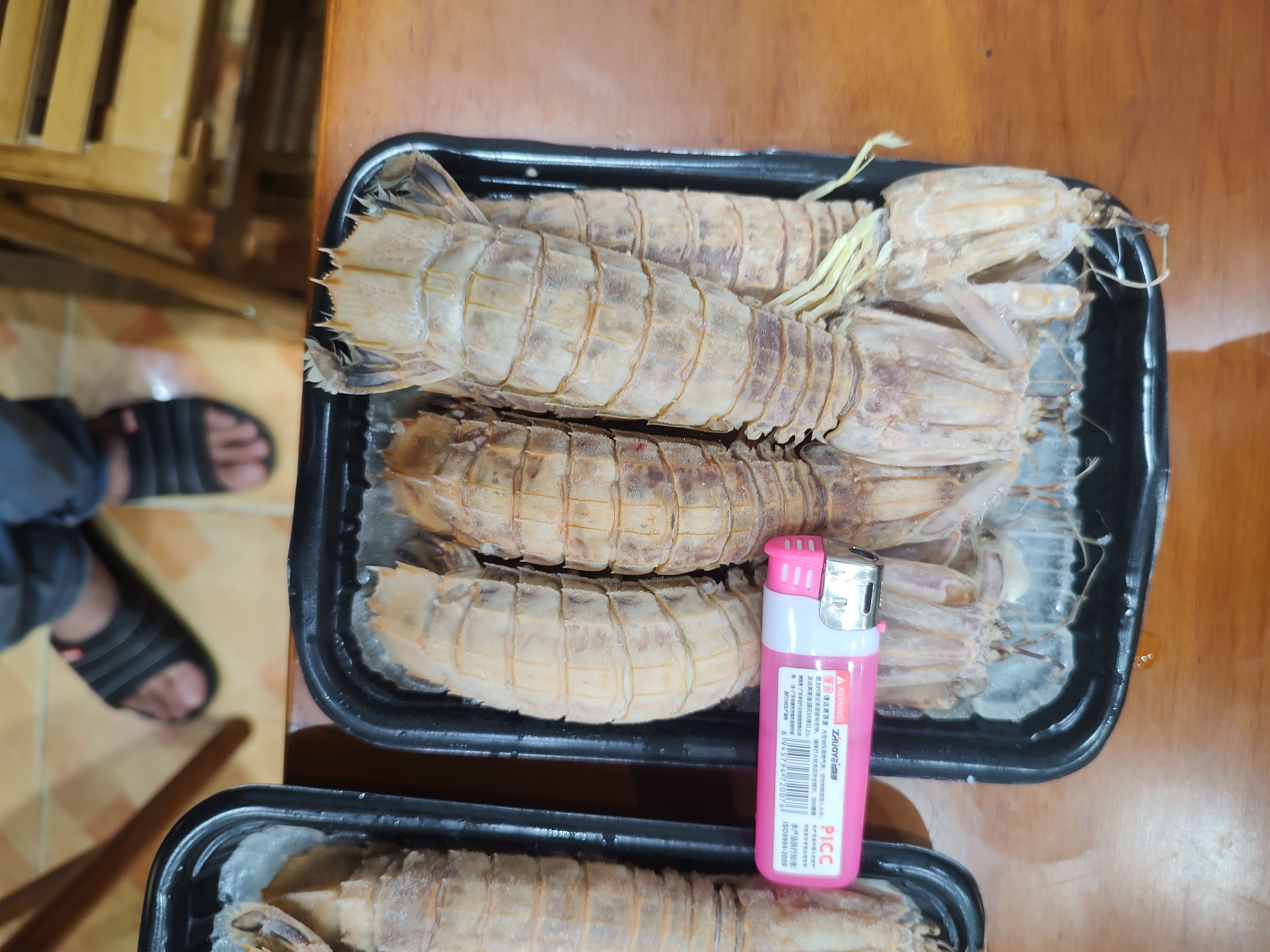 熟冻皮皮虾，解冻加热可食用