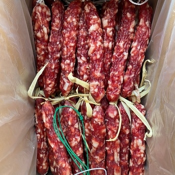 中山市广式腊肠土猪腊肠传统玉米衣味道结合精选高品质猪后腿肉制作