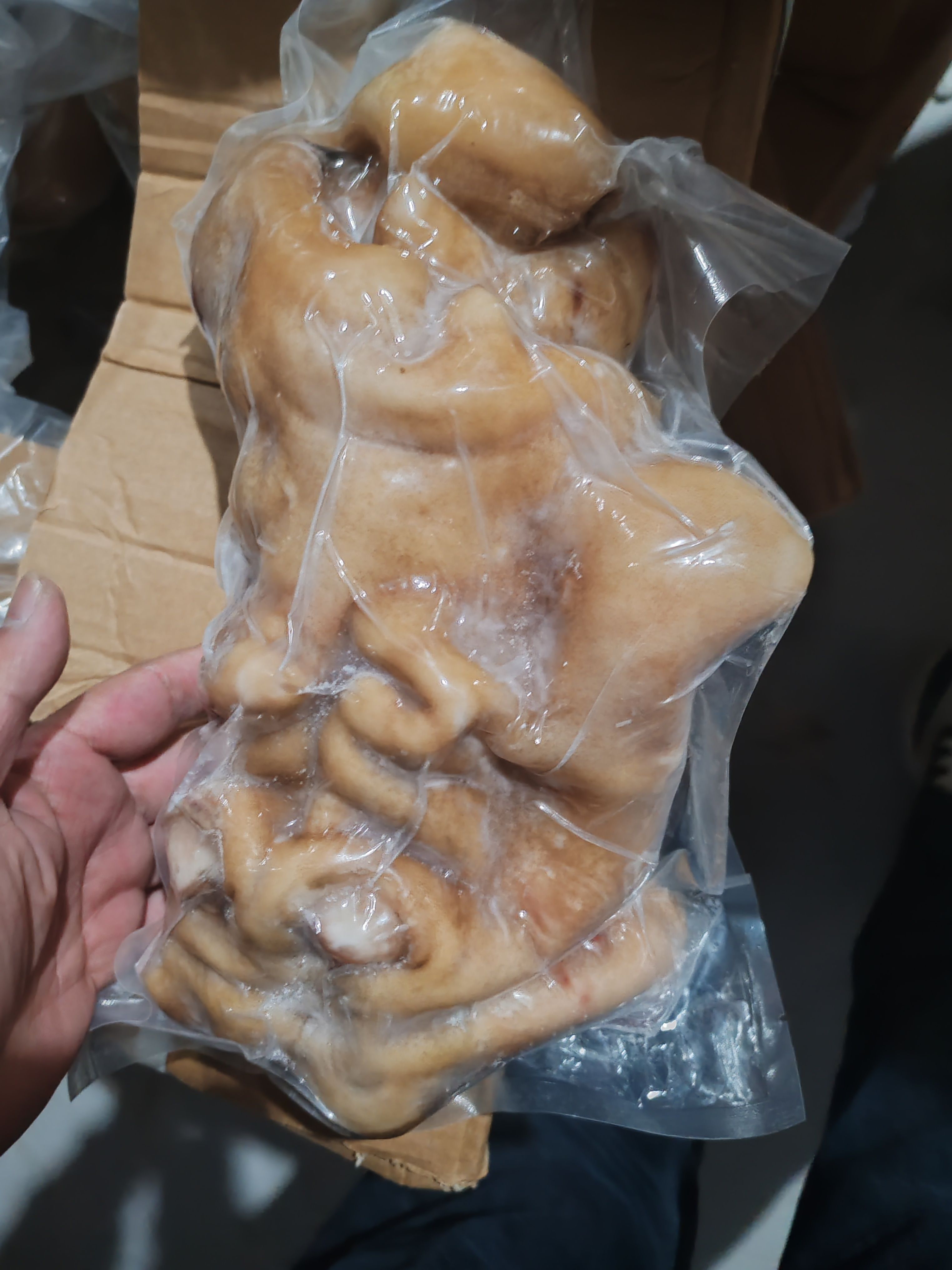 熟牛蹄，去骨牛蹄，纯水煮原味熟去骨牛蹄，带牛主筋，品质高