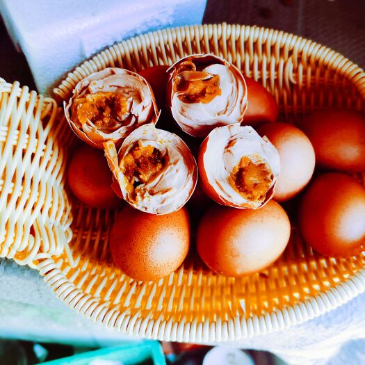 天津纯古法腌麻酱鸡蛋，富含多重矿物质和氨基酸，老少皆宜