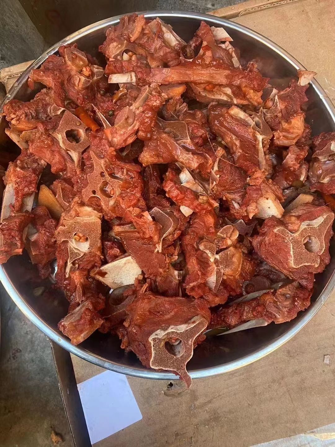 满肉羊脊骨