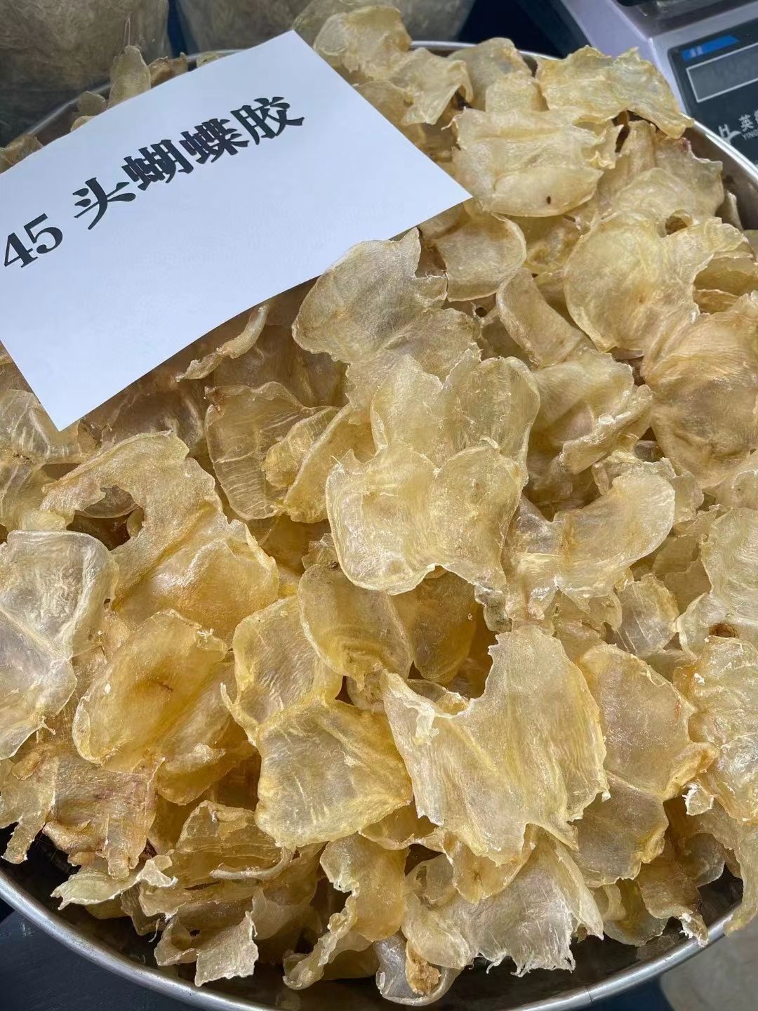 蝴蝶胶，足干厚肉