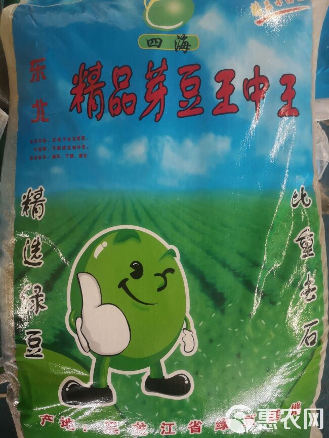 四海精品芽豆王中王-绿豆绿芽豆-东北黑龙江绿豆精品芽豆