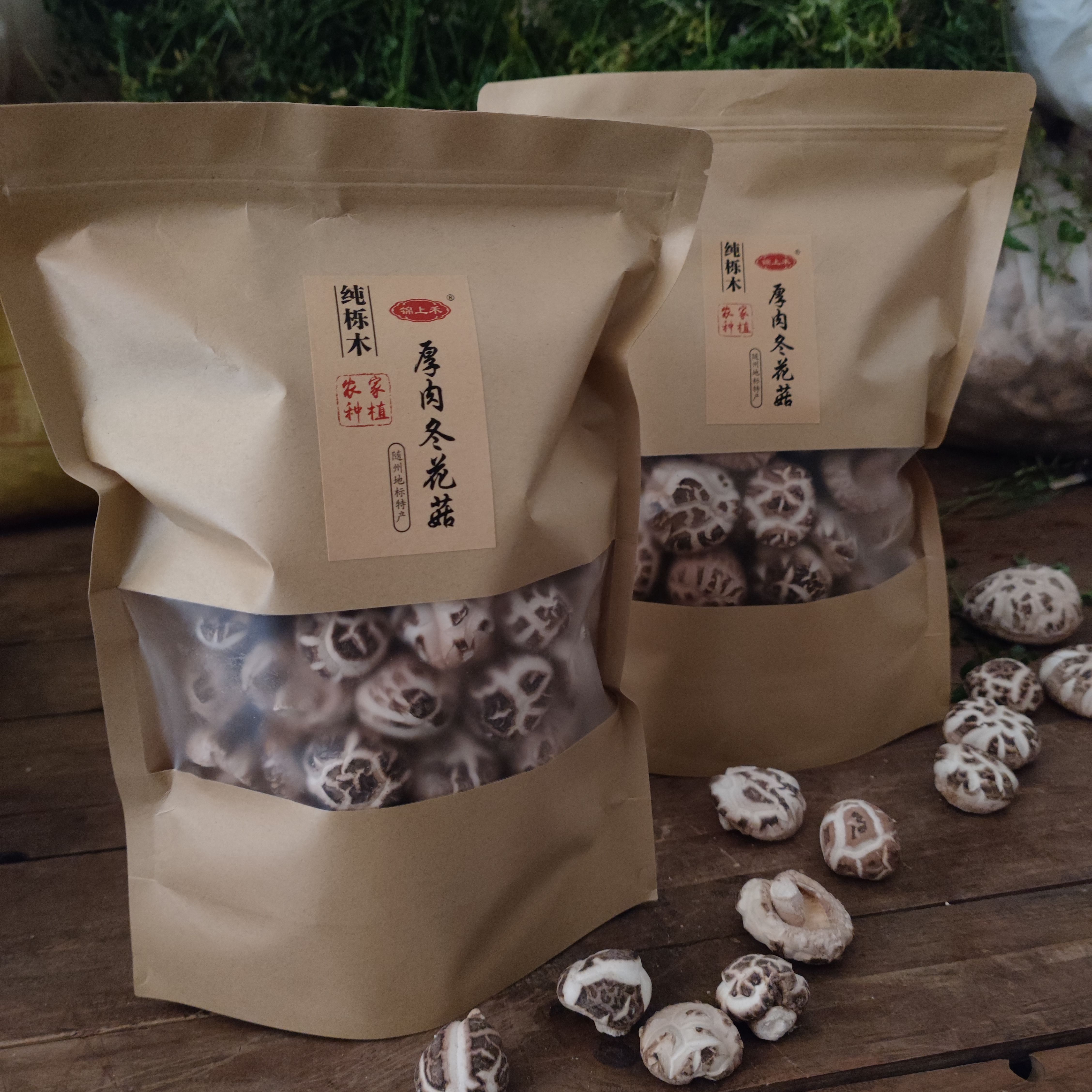 包邮纯栎木厚肉优质冬花菇新菇随州干香菇自种植批发零售一件代发