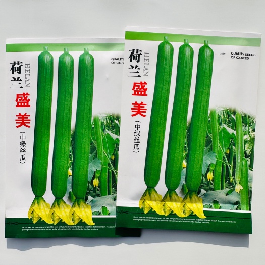 宿迁丝瓜种子强雌耐热早熟口感好长丝瓜种子 荷兰盛美耐寒丝瓜种子