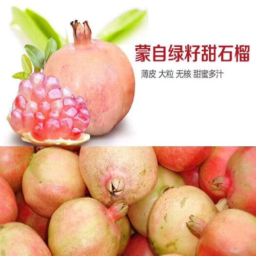 蒙自市云南蒙自水晶石榴绿籽石榴