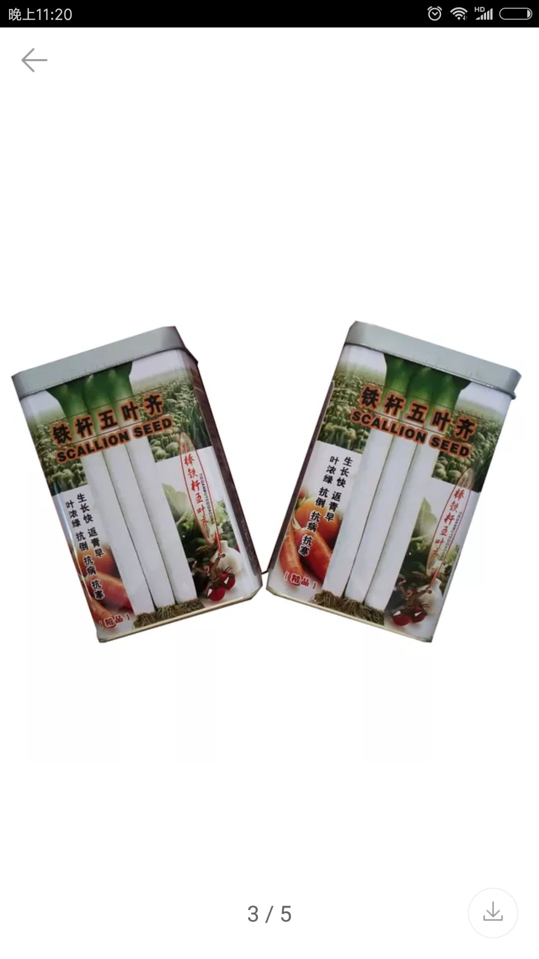 章丘大葱种子 ≥85% 杂交种