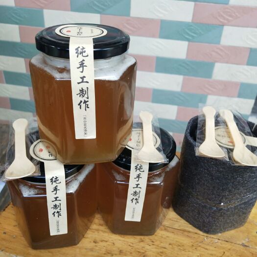 钦州百花蜜 玻璃瓶装 98% 2年以上
