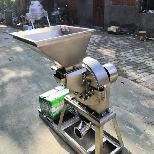 荥阳市肥料粉碎机 不锈钢锤片式粉碎机厂家直销适用范围广效率高耐腐蚀