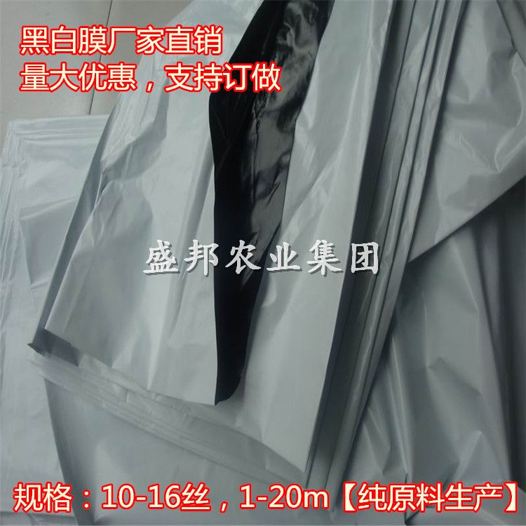 地膜  国产黑白膜 10-15丝黑白膜