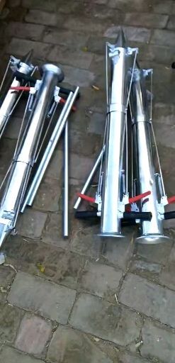 栽苗器 不銹鋼雙把手雙拉線帶腳踏定量尺