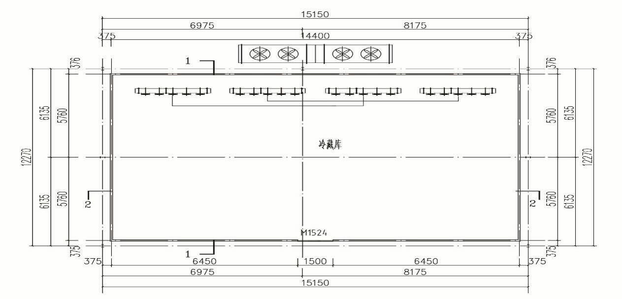 冷藏设备 果蔬预冷设备  100吨农产品冷库