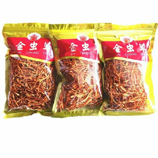【金虫草】 干货250克，新鲜无硫，产地批发，代加工！