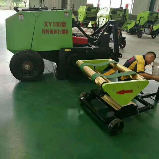 郓城县粉碎打捆机  粉碎捡拾打捆一体机