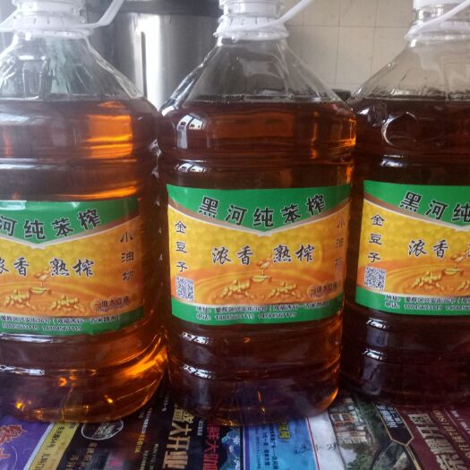 黑河笨榨豆油 