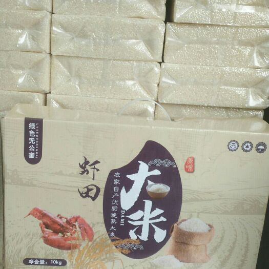 盐城虾田大米 一等品 晚稻 粳米 