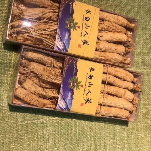 抚松县25头白参 全须生晒参 整根 