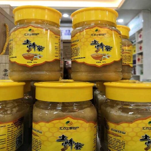 沿河县土蜂蜜 玻璃瓶装 1年 95%以上 