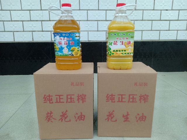 景县压榨花生油 