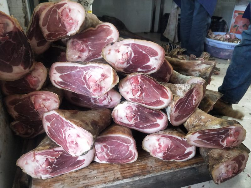 农家自制腊火腿 散装 