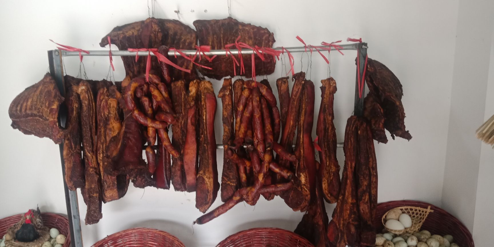 黑毛土猪腊肉 散装