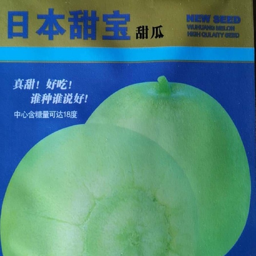 沭阳县日本甜宝甜瓜种子 杂交种 ≥99%