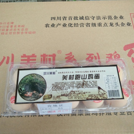 成都土鸡蛋  食用 简包装 汶川羌村跑山鸡蛋