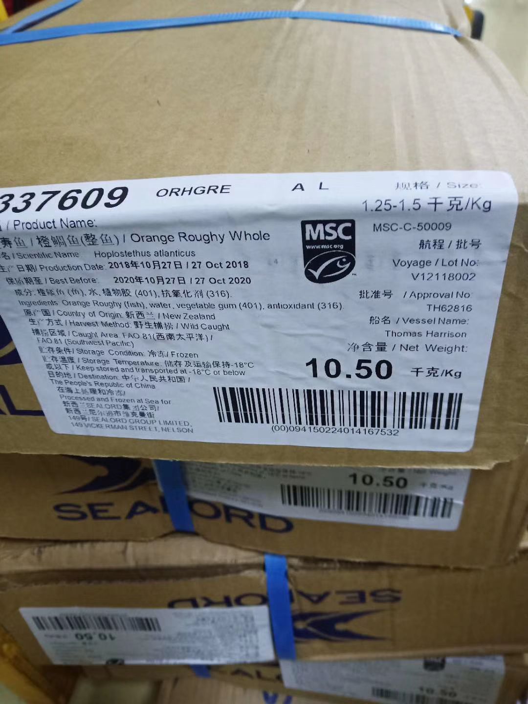 福寿鱼 长寿鱼，船冻精品